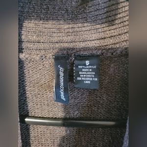 Jason maxwell women's cardigan. Dark brown. Size small.